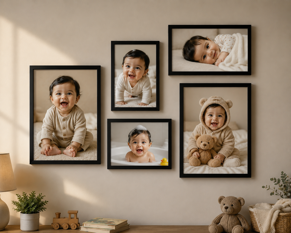 Personalized Collage frames with photos set of 5