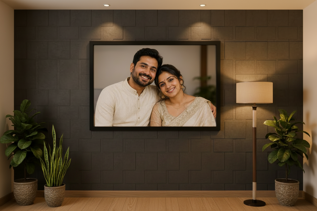 Personalized photo frame with photo 18 × 24