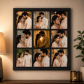Personalized Collage photo frame 12 by 12 inches 9 photos